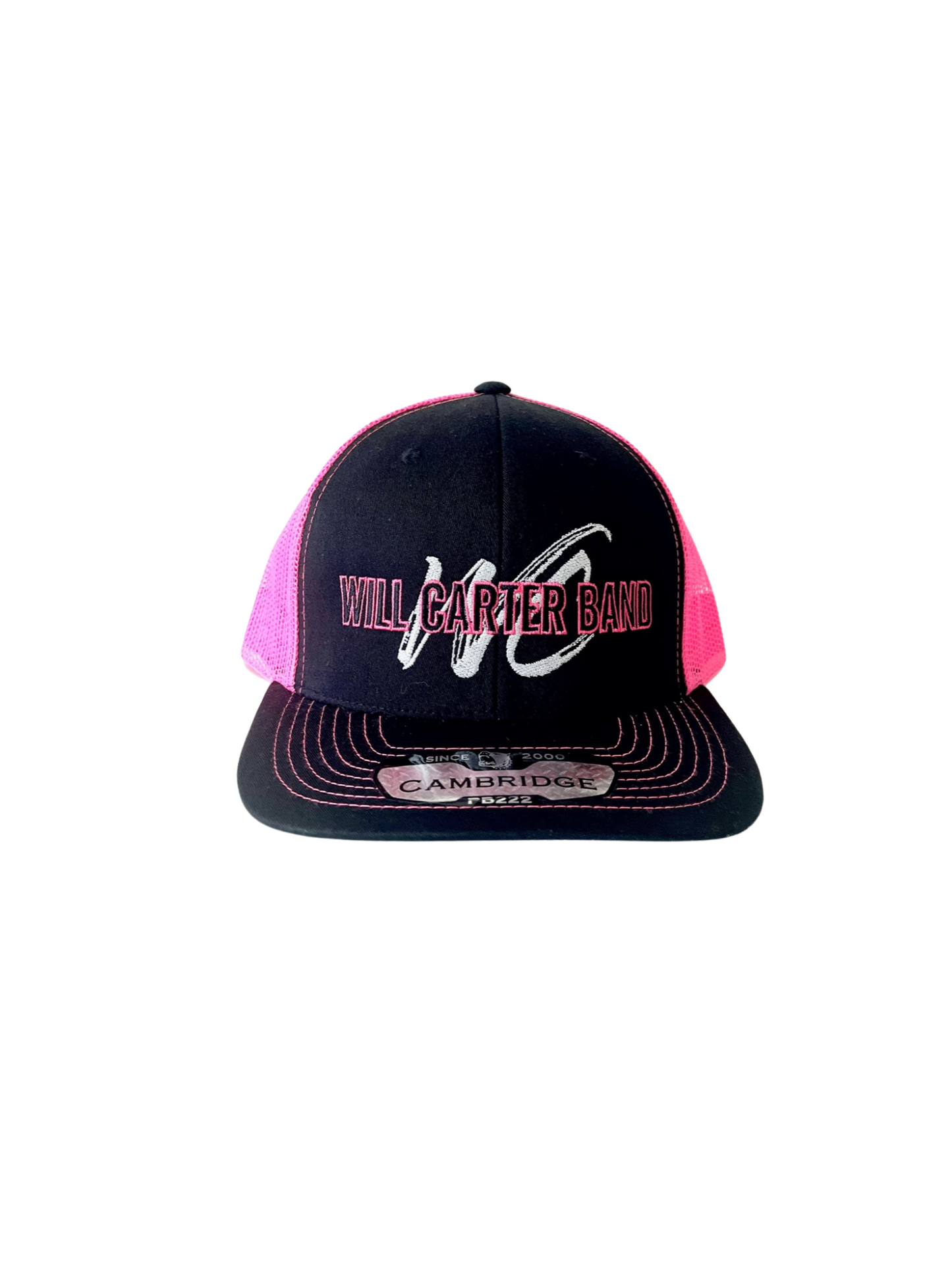 Pink and Black Hat